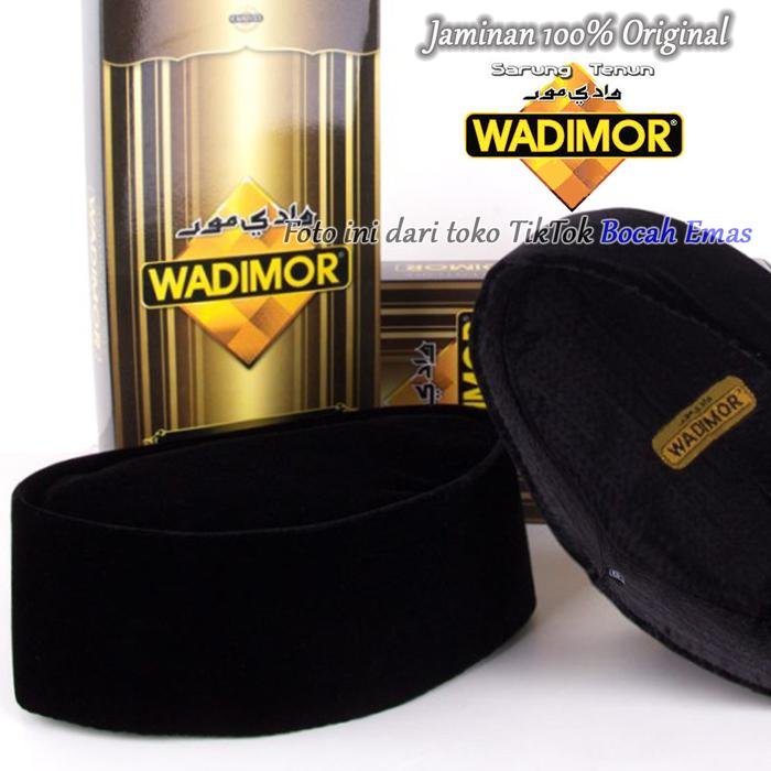 Promo Peci Songkok Kopiah Wadimor Hitam Polos Beludru Halus Dewasa Pria Anak Laki Laki - Anak No. 2 (51cm), AC Ventilasi - Tinggi 8cm di Bocah Emas | Tokopedia