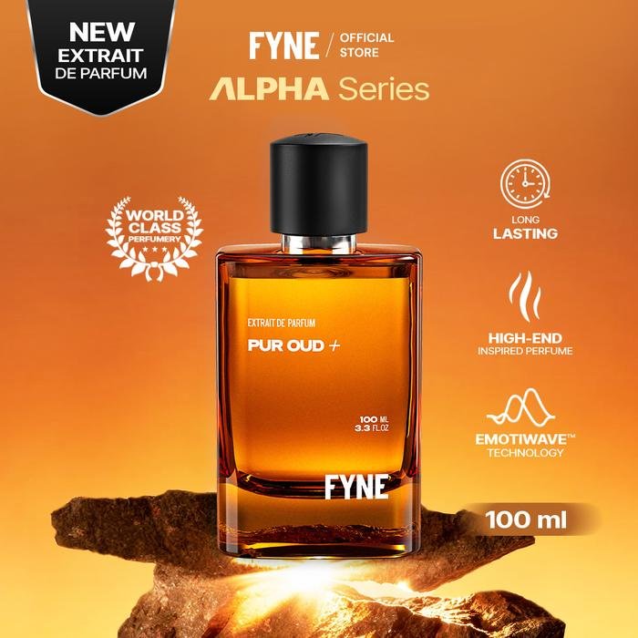 Promo [NO.1 PARFUME TERLARIS] FYNE Pur Oud Extrait de Parfum 100ml | Parfum Cowok Mewah & Elegan, Aroma Oud Berkelas, Wangi Maskulin Berkarakter, Parfum Pria Dewasa, Signature Scent Gentleman, Cocok untuk Acara Formal, Dinner & Special Occasion - Pur Oud